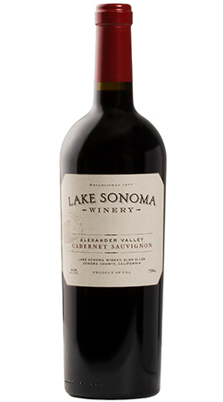 2017 Lake Sonoma Winery Cabernet Sauvignon, Alexander Valley 1